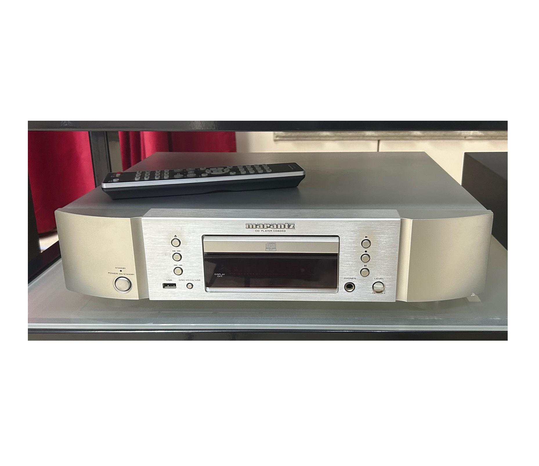 Lector de CD Marantz CD6003 plata