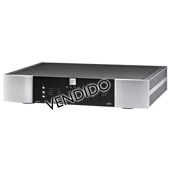 Convertidor digital DAC Moon 280D con streamer MIND2 bicolor